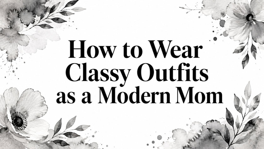 How to Wear Classy Outfits as a Modern Mom