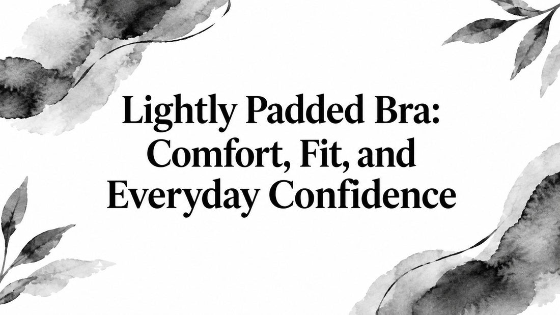 Lightly Padded Bra: Comfort, Fit, and Everyday Confidence