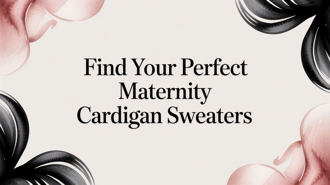 Find Your Perfect Maternity Cardigan Sweaters