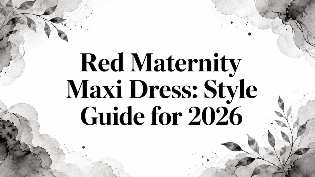 Red Maternity Maxi Dress: Style Guide for 2026